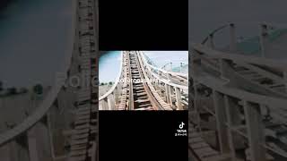 Zippin Pippin Bay Beach fyp amusementpark coaster woodencoaster [upl. by Nela72]