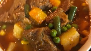 OLD SCHOOL BEEF STEW [upl. by Ennylhsa]