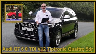 Audi Q7 6 0 TDI V12 Tiptronic Quattro 5dr  Review and Test Drive [upl. by Anoblav]