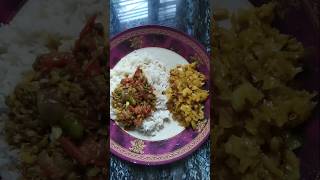 Rice ❤️Pasi Payaru Kulambu ❤️Course poriyal ❤️kavibala [upl. by Zilvia]