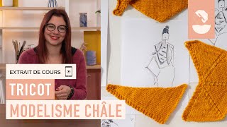 Extrait de cours gratuit Modélisme tricot Créez votre châle de A à Z [upl. by Thgiled]