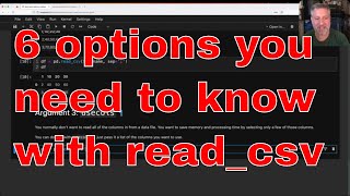 The six most important readcsv arguments in Pandas [upl. by Nahgeam995]