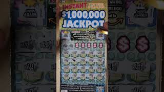 STAR SYMBOL WIN INSTANT 1000000 JACKPOT PA LOTTERY 20 SCRATCH OFF TICKET lottery scratch win [upl. by Sheffield38]