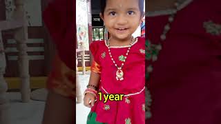 Months baby to year baby 😎trendingviralvideosytshortsiraajay [upl. by Aihsenet]