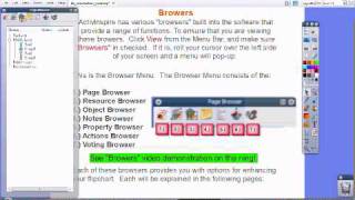 ActivInspire  quotBrowsersquot Video Tutorial [upl. by Siuraj]