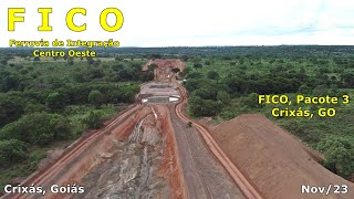 FICO  PACOTE 3  CRIXÁSGO  Obras avançando  Atualização  Parte 5 [upl. by Troc]