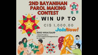 2nd BAYANIHAN parol MAKING contest [upl. by Landahl417]