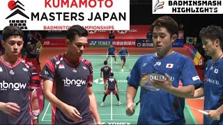 AlfianArdianto INA VS HokiKobayashi JPN  Finals Kumamoto Masters Japan Badminton 2024 [upl. by Paz]