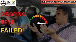 Learner Fails Mock Driving Test Due To Overspeeding  VIC Driving School [upl. by Issy40]