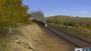 Trainz 12 4501 611 and 1218 Tripleheader Part 7 Caliente to Bealville Part 22 [upl. by Aiek107]