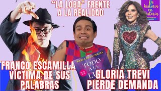 Franco Escamilla enfurece Gloria Trevi pierde demanda Ricardo Peralta pide perdón [upl. by Reppiks]