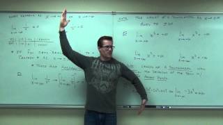 Calculus 1 Lecture 35 Limits of Functions at Infinity [upl. by Rozanne]