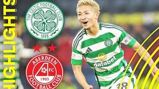 CELTIC V ABERDEEN 60 HIGHLIGHTS SEMI FINAL [upl. by Mendie159]