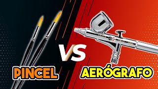 Aerógrafo ou pincel qual devo usar [upl. by Semyaj]