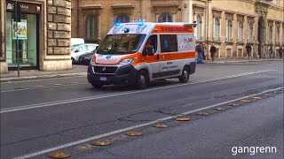 COLLECTION Italian ambulances responding [upl. by Eijneb]