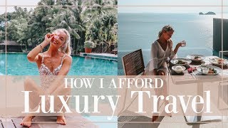 HOW I AFFORD LUXURY TRAVEL  Fashion Mumblr [upl. by Ahsemad]