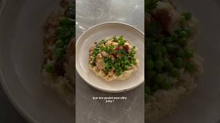 Recette one pot auto cuiseur  riz poulet amp petit pois recettesaine [upl. by Tima230]