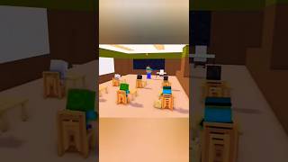 A good zombie boy passed school exam Minecraft animation minecraft animation shorts [upl. by Cornew820]