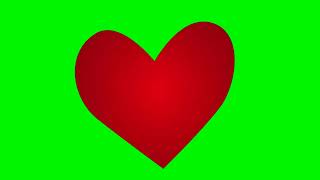 Heart Green Screen Animation 4K  30 fps  by StockAnimationcom [upl. by Fred711]