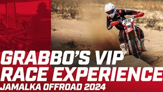 Grabbos VIP Race Experience  Jamalka Offroad 2024 [upl. by Ettezzil683]