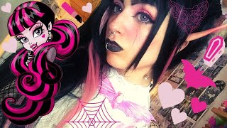 Monster High Draculaura GRWM Makeup Cosplay and Chat [upl. by Delahk]