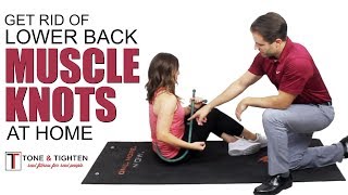 How to get rid of muscle knots and pain in your lower back FAST [upl. by Adlin506]