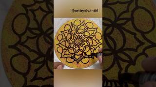 mandala mandalaart mandalaartforbeginners mandaladrawing mandalas mandaladesign artbysivanthi [upl. by Adniled]