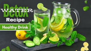 How to Make Detox Water  Healthy Drink  Instant Recipe [upl. by Jolenta]