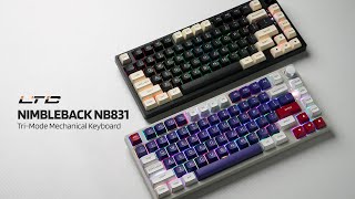 LTC Nimbleback NB831 75 Tri Mode Mechanical Keyboard with Knob [upl. by Weber]