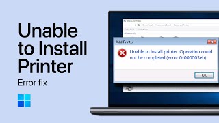 How To Fix Printer Operation Could Not Be Completed Error on Windows PC [upl. by Leiser]