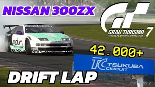 42000 Tsukuba Circuit GRAN TURISMO 7 Nissan 300ZX Drift Build [upl. by Melena]