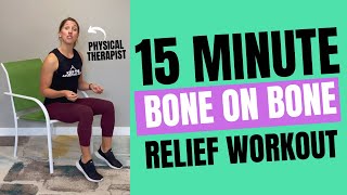 Gentle Seated  Standing Workout to Achieve Bone on Bone Arthritis Relief [upl. by Troy539]