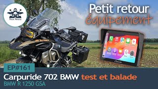 EP161  Test du CARPURIDE W702 BMW Apple CarPlay et Android Auto spécifique pour BMW carpuride [upl. by Deeas]