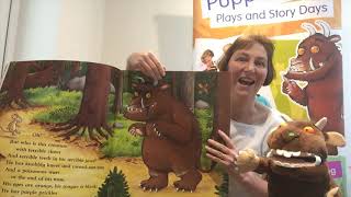 THE GRUFFALO Interactive Storytelling by Carol Burton from Puppets Plays and Story Days [upl. by Montgomery]