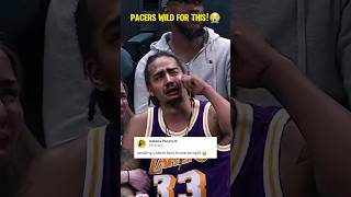 Pacers did Lakers Fans DIRTY😭 [upl. by Gelb]