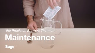 the Sage Precision Brewer® Thermal  How to descale your coffee maker  Sage Appliances UK [upl. by Pump917]