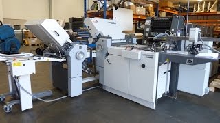 Heidelberg STAHL TI 52 4 4 paper folder 2005 [upl. by Sydalg271]