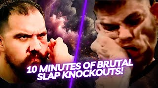 10 Minutes of Brutal Slap Knockouts [upl. by Dirrej]