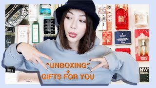 很爽的一期彩妆护肤品购物分享  有礼物送你们🎁 l chatty haul [upl. by Diogenes821]