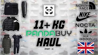 11 KG PandaBuy Haul To UK NIKE NOCTA The North Face Adidas  Part 2 [upl. by Alilad]