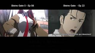 SteinsGate 0 Ep 8 and SteinsGate ep 22 [upl. by Hoffman]