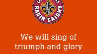 LouisianaLafayettes Ragin Cajun Fight Song [upl. by Routh842]