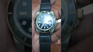 Rolex  oyster perpetual  just date  submarine  automatic  superlative choronometer  stainless [upl. by Aikemal669]