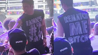 Ryan Garcia TAUNTS Gervonta Davis with quotREMATCH ME BTCHquot SHIRT before he KNOCKED OUT Frank Martin [upl. by Ateuqahs470]