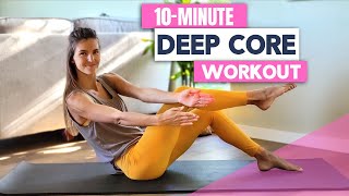 10Minute Deep Core Workout [upl. by Lazaro]