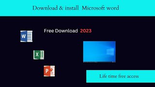 How to install Ms word in laptop  free Ms word install amp download in laptop [upl. by Elise103]