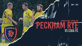 PECKHAM RYE VS CSKA london cup [upl. by Hsekin]