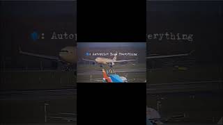 Can Autopilot do this aviation automobile avgeek airlines edit landing planespotting shorts [upl. by Ettelrac]