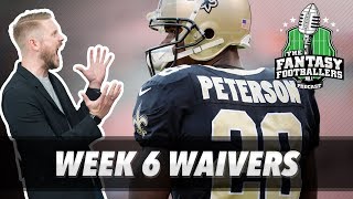 Fantasy Football 2017  Week 6 Waivers amp QB Streamers Breaking News  Ep 454 [upl. by Egnalos619]