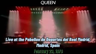 Queen  Feb 23rd 1979  Live at the Pabellon de Deportes del Real Madrid Madrid Spain [upl. by Main]